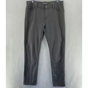 Banana Republic Pants Men's 33x32 Gray Slim Fit Midrise Stretch Traveler Jeans